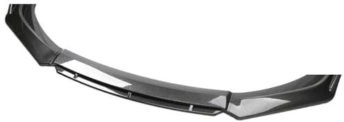 YHQKJ Coche Alerón Parachoques Delanteros para Audi Q7 7 Seats 2020-2023, Spoiler Frontal Labio Difusor ABS Barbilla Divisor Kit Carrocería Accesorios,B-Carbon Fiber Black