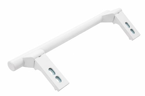 RYELDOM Tirador de nevera blanco compatible con Liebher, longitud 310 mm, distancia entre ejes 240 mm