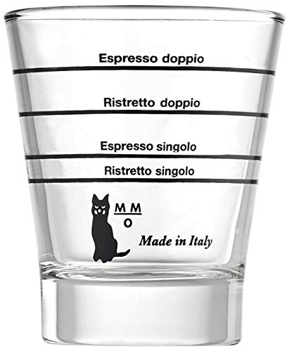 Motta Barista Glas Kaffeegläser, durchsichtig, 6 Stück (1er Pack)