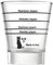Motta Barista Glas Kaffeegläser, durchsichtig, 6 Stück (1er Pack)