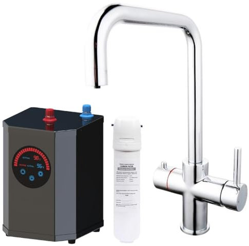 3 in 1 Instant Boiling Water Hot Cold Water Kitchen Tap Filter & Digital Tank