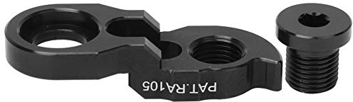 Fahrrad Schaltwerk Verlängerung, Fahrrad Schaltwerke Schaltauge Extender 28,9 mm Achsabstand Kompatibel für Mountainbike 40/42/46/50/52T, Rennrad 34/36/40/42T(Schwarz)