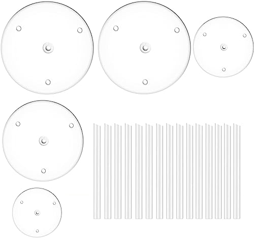 CTForest 5 pezzi base per torte, accessori per torte a più piani, supporti riutilizzabili per torta, sapiente Voor Het Maken Van Meerlaagse Taarten