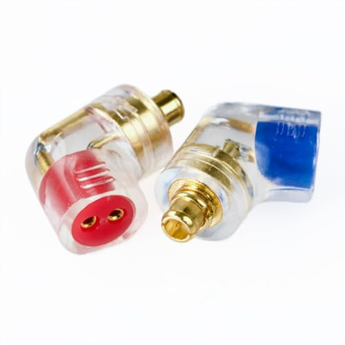 MMCX/2-poliger 0,78-mm-Adapter für IEM Kopfhörer, Shure, Sony, Campfire, Fiio, 64Audio, Vision Ear, InEar, Oriolus, etc., IEM Bluetooth-Adapter (2-polige Buchse flach auf MMCX-Stecker)