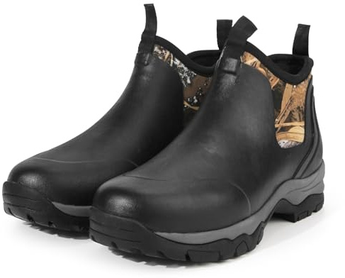 GUGULUZA Botines de goma aislados de neopreno para hombre, impermeables, para caza, pesca, patio