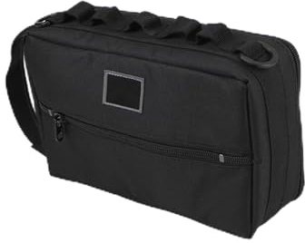 Camping Cooking, Outdoor Kitchen Bag, 9.06x5.51x2.76 Inches, Tool Organizer, Portable Storage Case with Multi Pocket Compartments for Home, Hiking, Picnic, Barbecue, Travel, Grilling, Camping
