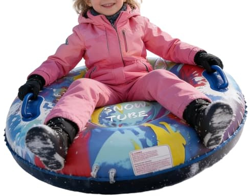 Yulokdwi Slittino Da Neve - Giocattoli Invernali All Aperto Gonfiabili - Slittoni Robusti per Slittare,per Bambini Ragazze Adulti Famiglia e Amici