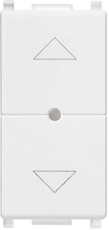 Vimar 14594 Plana Comando connesso VIEW Wireless con uscita a relè, per tapparella con lamelle orientabili e controllo da remoto, doppia tecnologia Bluetooth 5.0 e Zigbee 3.0 (WIT)