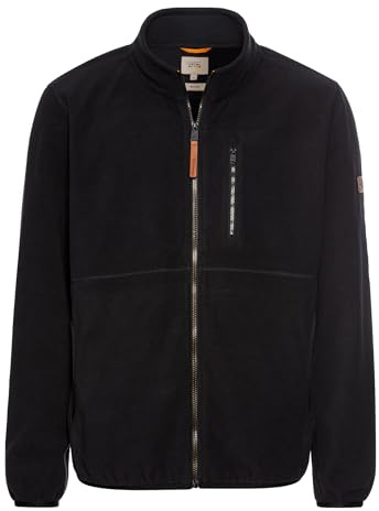 camel active Herren Fleecejacke aus recyceltem Polyester Dunkelblau, Menswear-L