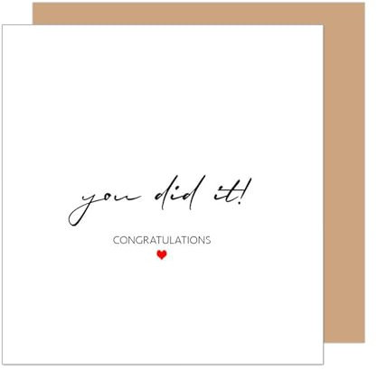 Edition Seidel Carte de vœux de mariage avec enveloppe, design en forme de cœur avec inscription « Just Married » (HQ135 SW025)