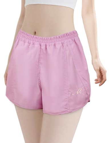 Zzxlw Short de course à pied pour filles - Noir rose violet - 7-12 ans - Pour la gym, le tennis, l'été, la plage, violet, 11-12 ans