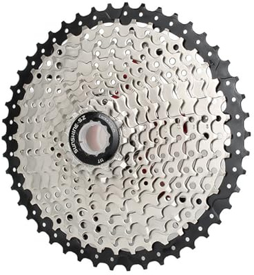 DHJKFU 11-växlad kassett, ultralätt, 11–36/T40T/42T/46T/50T/52T, cykelkassett, lämplig för mountainbikes, kompatibel med HG-navkapslar (11S 11–46T)