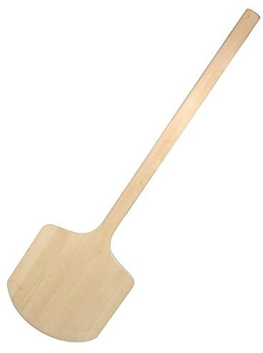 Samuel Groves - Wooden Pizza Peel, Pizza Paddle 356 x 406mm - Overall 1067mm, Brown, 4762