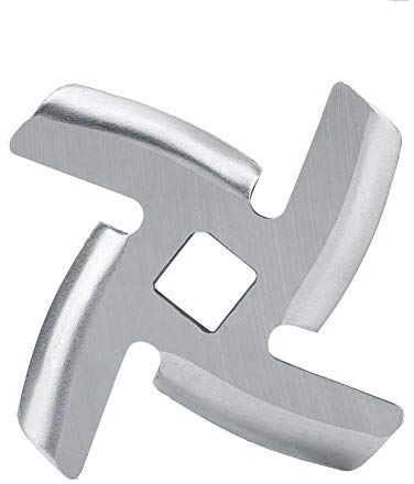 Picadora de carne - Picadora de carne de acero inoxidable Placa picadora de cuchillas Piezas for picadora de carne (tamaño : 46mm)