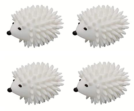 Laundry Dryer Balls - 4 Pack Premium Reusable Dryer Balls Replace Laundry Drying Natural Fabric Softener (White)