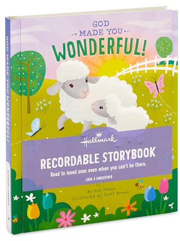 Hallmark Recordable Book for Children (God Made You Wonderful) Easter Basket Stuffers