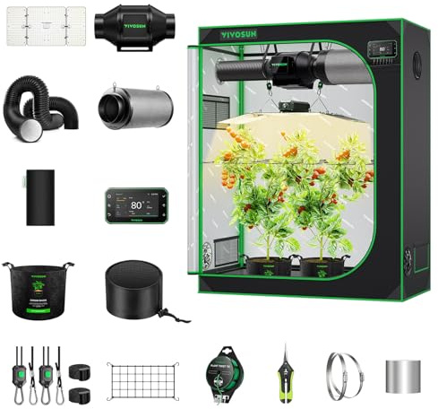 VIVOSUN Smart Grow Tent Kit 2x4, 2-Plant WiFi-Integrated Grow System