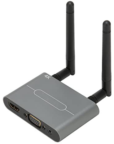 4K Wireless HDMI VGA Display Adapter Dongle, 5G WiFi Converter Dongle Adapter Unterstützt für Android für Windows für OS X, kein Laufwerk Erforderlich