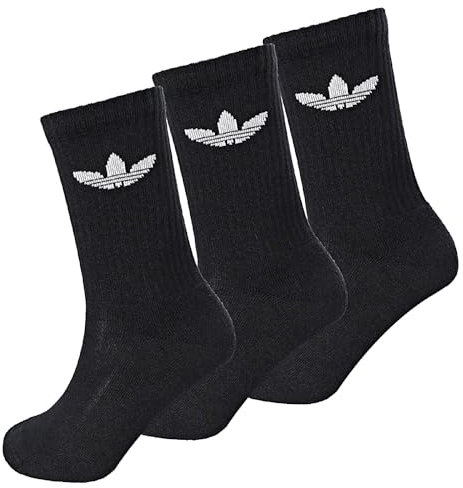 ADIDAS IJ5613 TRE CRW SCK 3PP Calzini Unisex Adulto black Taglia S