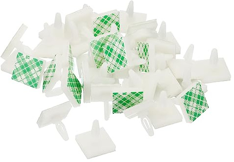 PATIKIL Adesivo PCB Distanziale, 40pz Adesivi Distanziali 0.19 Supporto Altezza Adesivo Isolato Distanziali per PCB PC Scheda Supporto, Bianco