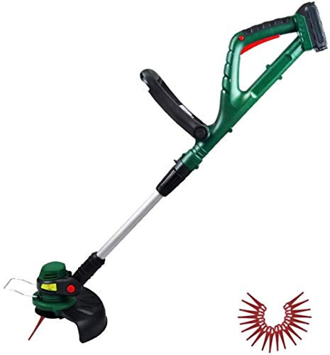 DDKYHU Cortacésped rotativo inalámbrico con batería de 2,0 Ah, cortacésped eléctrico para el hogar, cortacésped telescópico Ligero, césped