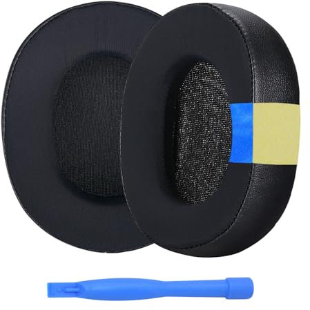 MMOBIEL Ear Pads Replacement for SteelSeries Arctis 1/3 / 5/7 / 9 / Pro & Prime Wireless Gaming Headset etc Cooling Gel Ear Pad Cushions – Black