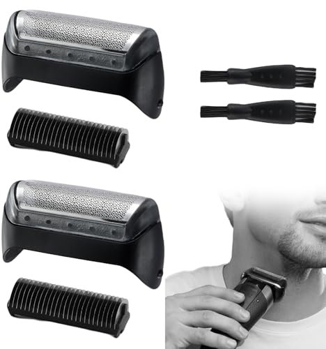10B Scherkopf Serie 1, 2PCS Elektrischer Rasierkopf für Braun Series 1 190 180 170 190s-1, Herren Elektrorasierer Scherfolie Ersatzscherteil Kompatibel mit S1 10B Rasierer Folienkopf Zubehör