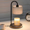 Candle Warmer Lamp, Wax Melts Candle Lamp Warmer，Dimmer, Adjustable Height, and Scented Jar Candles - Ideal for Home Decor and Gifting (black)