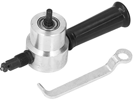 Cisailles à Métaux, Outils de de Toiture en Métal, Grignoteuse de Tôle avec Grignoteuse électrique à Double Tête de Taille Compacte, Grignoteuse en Métal, Grignoteuse de