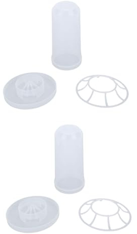 Acouto Ensemble d'abreuvoir Automatique pour Poulets, Plastique épais, Système d'alimentation et 'abreuvement Efficace pour Volailles, Poulets, Canards, Oies et Cailles