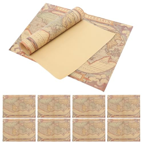 Housoutil Papel de Obsequio Floral Vintage para Ramos de Novia, 10 Piezas, Papel para Envolver Regalos y Manualidades, Uso en Bodas y Temporada