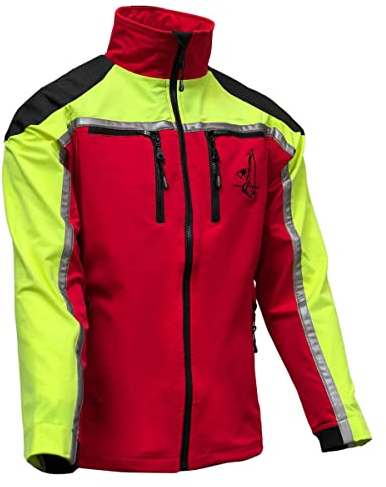 Pfanner® atmungsaktive Forest Light Jacke, Farbe:rot/gelb, Größe:M