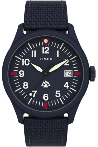 Timex Montre Analogique pour Homme avec Une Sangle en Tissu Traprock