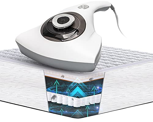 UV Aspirateur Anti-acariens Avec Filtre HEPA Anti Poussières Acariens Aspirateur À Main Aspirateur De Matelas Pour Éliminer Les Acariens Et Les Allergènes Pour Canapés, Matelas, Coussins Et Tapis