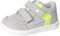 RICOSTA Jungen Low-Top Sneaker ELLI, Kinder Lauflernschuhe, Weite: MITTEL, lose Einlage, waschbar,vegan, Booties, hellgrau/Kiwi (440), 24 EU