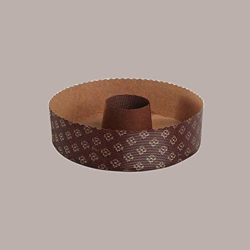 Lucgel Stampo Forma Cottura Teglie Usa e Getta per Ciambella 500 gr Dm200H60mm - 10 pezzi -