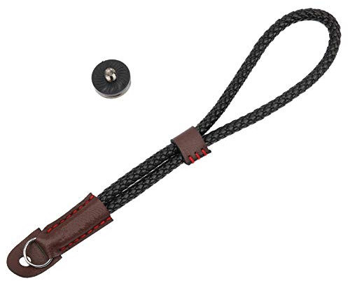 Walfront Correa para la Muñeca Cuero de PU Correa de Seguridad para la Mano Cordón Accesorios para la Correa para la Muñeca para Insta360 One X2 Longitud del Cordón 23 cm