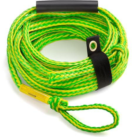 Botepon Tow Rope for Tubing, Tow Rope for Towable Tubes for Boating, Tow Rope for Pulling Tube with Pontoon Boat Jet Ski, 60ft