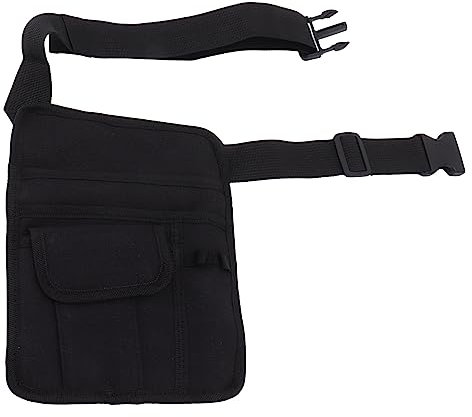 Cyrank Server Waist Pouch, Gardening Tool Waist Bag Waiter Waist Money Pouch Bag Server Belt Bag Restaurant Waiter Waist Bag for Men and Women