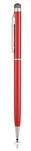 Risegun Penna Stilo per Touchscreen, Penna Tablet Universale Ad Alta sensibilità Penne Touch Screen Compatibili con Tablet, Smartphone (Rosso)