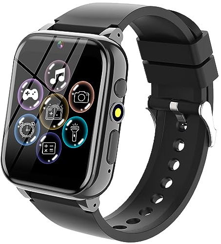 YEDASAH Orologio Smartwatch Bambini 26 Giochi, Sveglia, Schede Didattiche, Storie Audio, Contapassi Calorie, Fotocamera, Musicale, Torcia, Regalo Bambini per Ragazza e Ragazzo