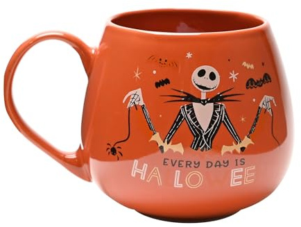 Widdop Nightmare Before Christmas Jack Skellington Mug – “Every Day is Halloween” Large Ceramic Gift Cup – Official Collectable Coffee, Tea & Hot Chocolate Mug for Fans