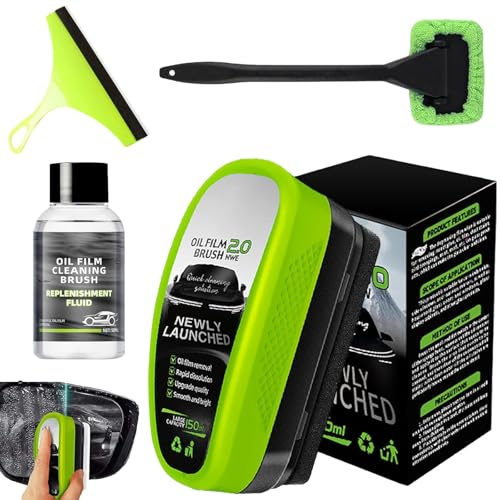 Limpiador de cristales para coche Clear Vision, Nuevo limpiador de parabrisas GL170 Pro 2026, Clear Vision, Autoglicolizador Clearvision, Eliminador de película de aceite para ventanas de coche (1PC)