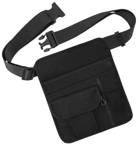 Organizador De Bolsillo De Para Servir: Delantal De 5 Bolsillos, ?sa Para Dinero, Cinturón Ajustable, Organizador De Utilidad Para Camarero, Efectivo, Libros De Visitas, Bolígrafos, Herramienta