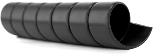 Safeplast ECO Safe-Spirale Hydraulik Schlauchschutz-spirale Ø 50 mm - Schutz für Hydraulikschläuche, Kabelschlauch und Kabel, UV-beständig, Abriebfest und flexibel Kabelspirale, schwarz, 2m Länge