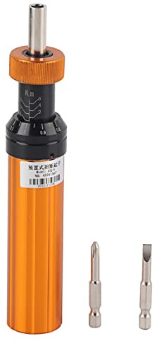 Kadimendium Drehmoment-Schraubendreher mit Einstellbarem Drehmoment, 23 X 6 X 6, Legierter Stahl, Voreingestellter Typ, 1-6 Nm, Einstellbarer Drehmoment-Schraubendreher, Handwartungswerkzeug