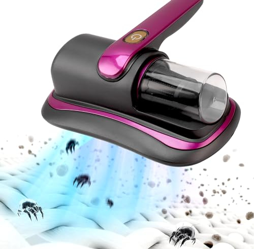 TARSHYRY Milbensauger für Matratzen mit UV-Licht, Bett-Staubsauger & Matratzenreiniger, Kabelloser Handstaubsauger für Matratzen für Hygienische Reinigung Allergiker