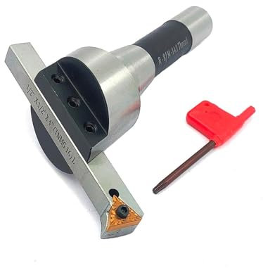 Buyohlic Large Head 2.5 Inch Lathe Milling R8 Shank Fly Cutter with Indexable Flying Tool