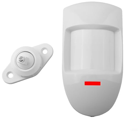 Startbuymore Allarme con sensore di movimento esterno cablato con doppia tecnologia PIR per una protezione completa delle proprietà (con supporto)