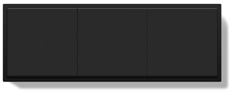 BSEEDLIFE Lichtschalter Unterputz 1 Fach 1 Weg，220 * 80mm Modern Wandschalter mit PC Rahmen, Taste Schalter mit Kabelklemmen & Krallen, Einfache Montage，Lichtschalter Schwarz